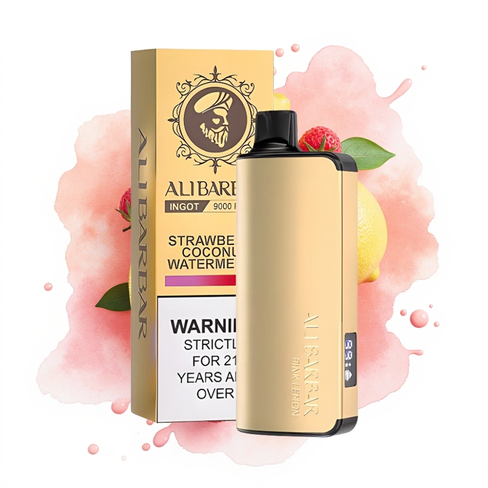Alibarbar Ingot 9000 Puffs 22ml 2350mAh Pink Lemon