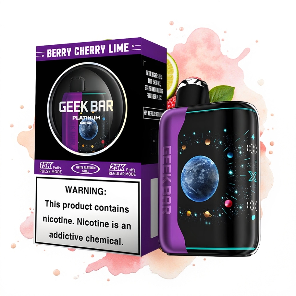 GEEK BAR Platinum 25000 Puffs Pulse Mode Berry Cherry Lime
