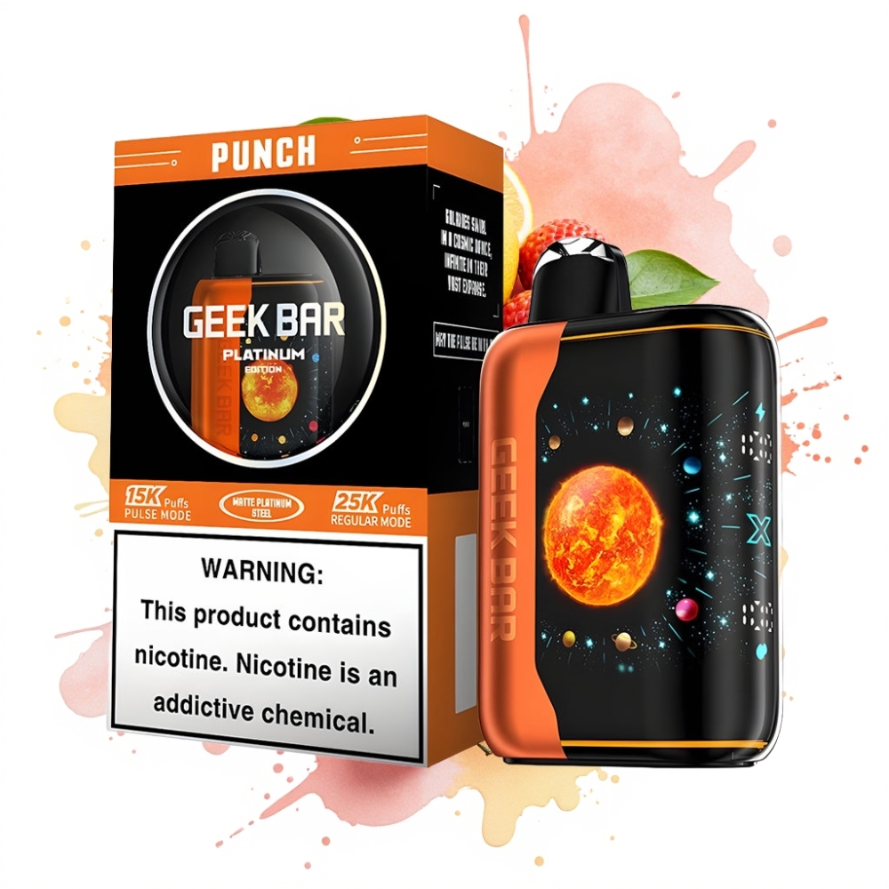 GEEK BAR Platinum 25000 Puffs Pulse Mode USB-C Punch