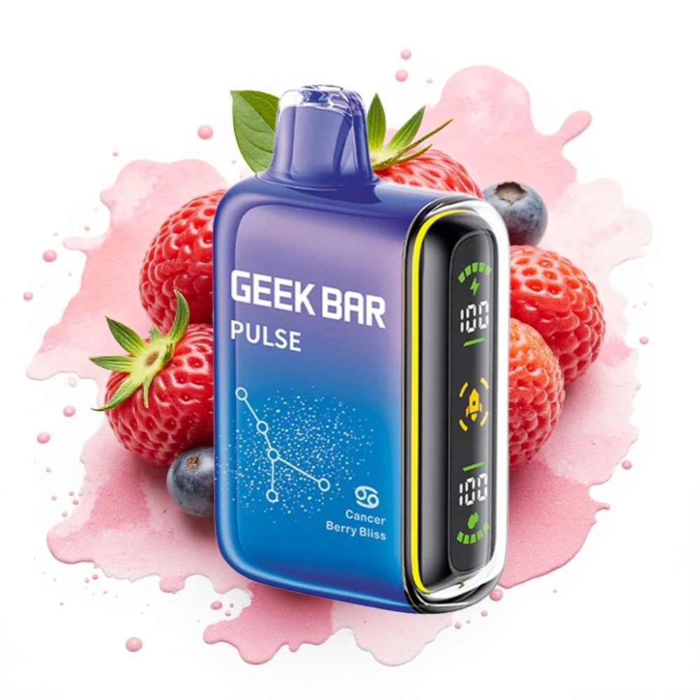 Geek Bar Pulse 15000 Puffs 16ML 5% 650mAh USB-C Adjustable Airflow Zodiac Edition