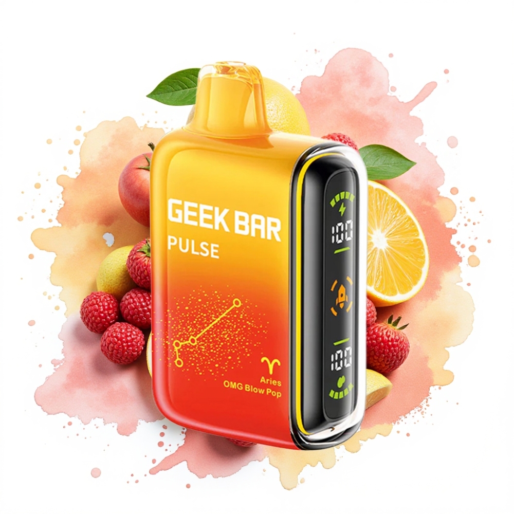 Geek Bar Pulse 15000 Puffs 16ML 5% 650mAh USB-C Adjustable Airflow Zodiac Edition