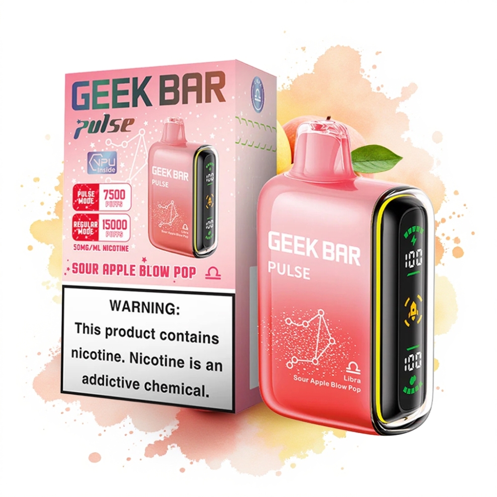 Geek Bar Pulse 15000 Puffs 16ML 5% 650mAh USB-C Adjustable Airflow Zodiac Edition