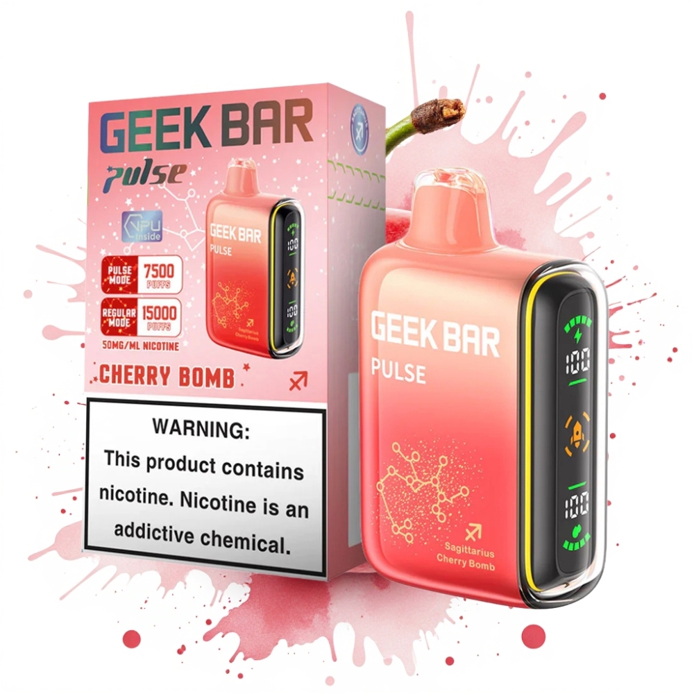 Geek Bar Pulse 15000 Puffs 16ML 5% 650mAh USB-C Adjustable Airflow Zodiac Edition