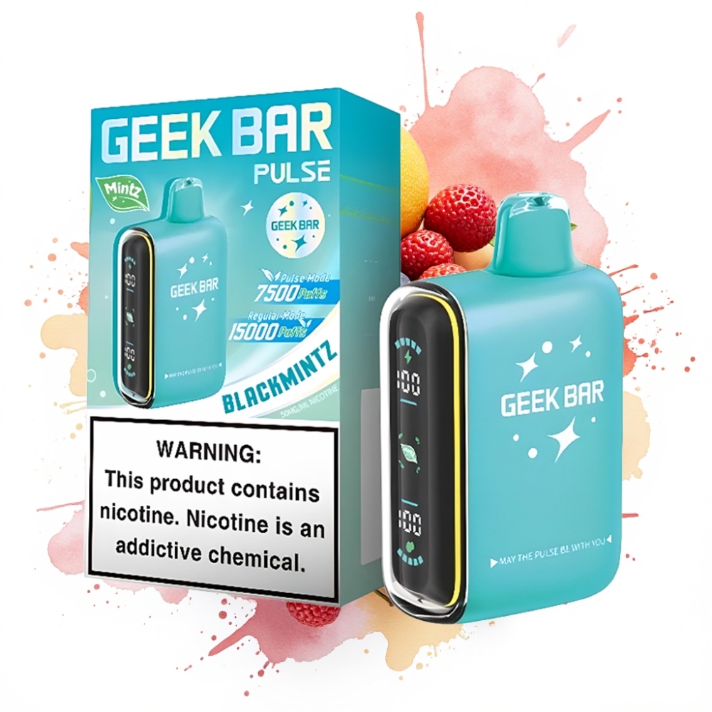 Geek Bar Pulse 15000 Puffs 16ML 5% USB Type-C Mintz Edition