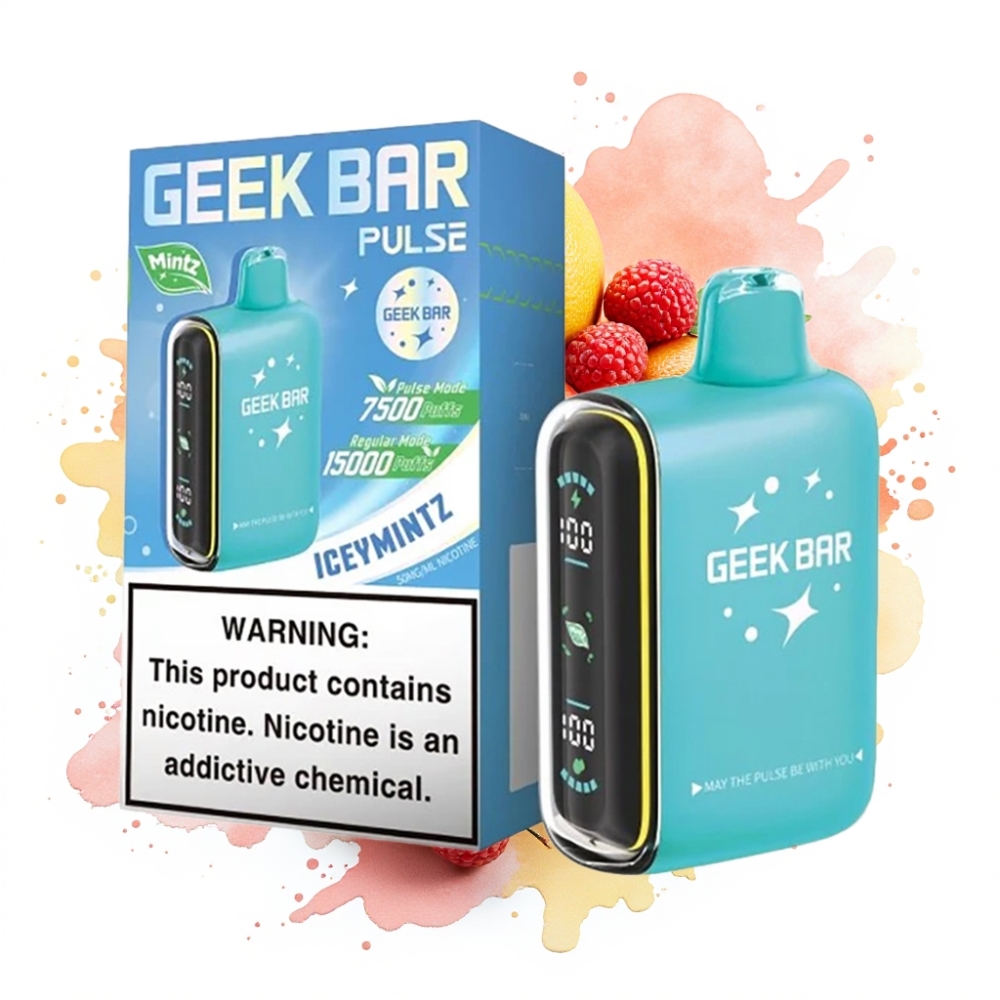 Geek Bar Pulse 15000 Puffs 16ML 5% USB Type-C Mintz Edition
