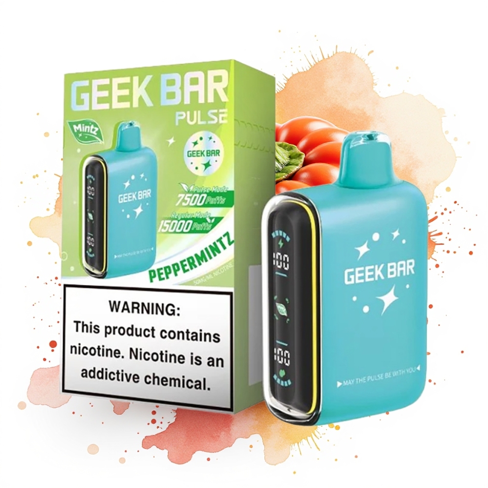 Geek Bar Pulse 15000 Puffs 16ML 5% USB Type-C Mintz Edition
