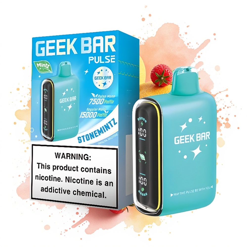 Geek Bar Pulse 15000 Puffs 16ML 5% USB Type-C Mintz Edition