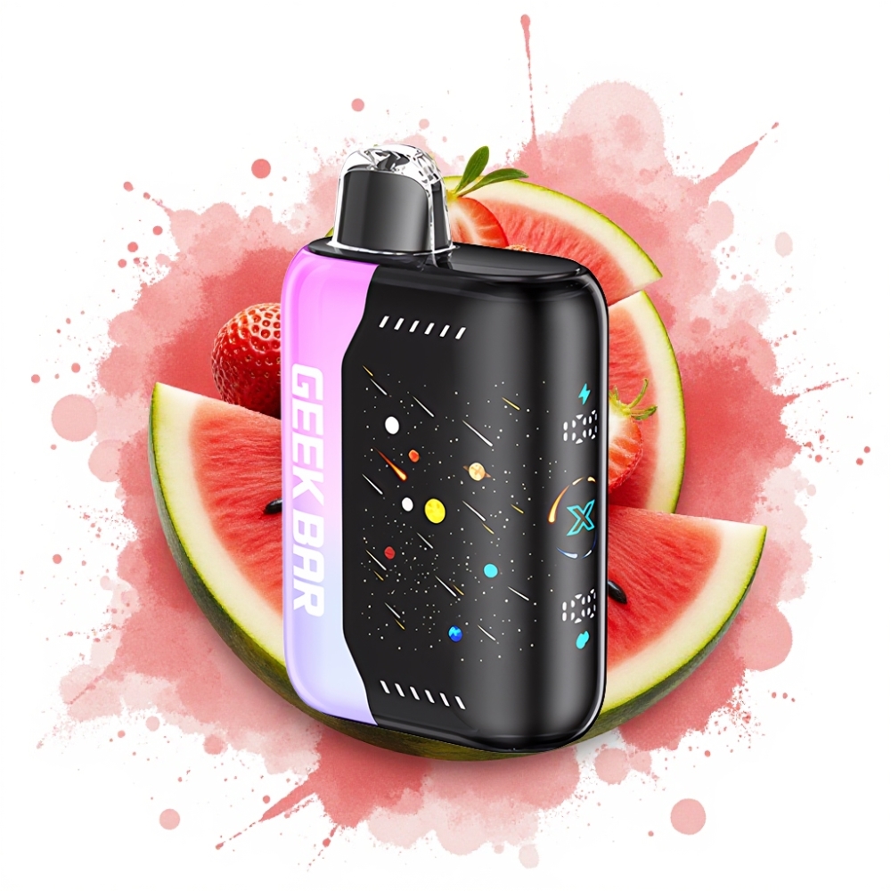 GEEK BAR Pulse X 42K Puffs Fast-Charging Dual Mesh Coil Strawberry Watermelon