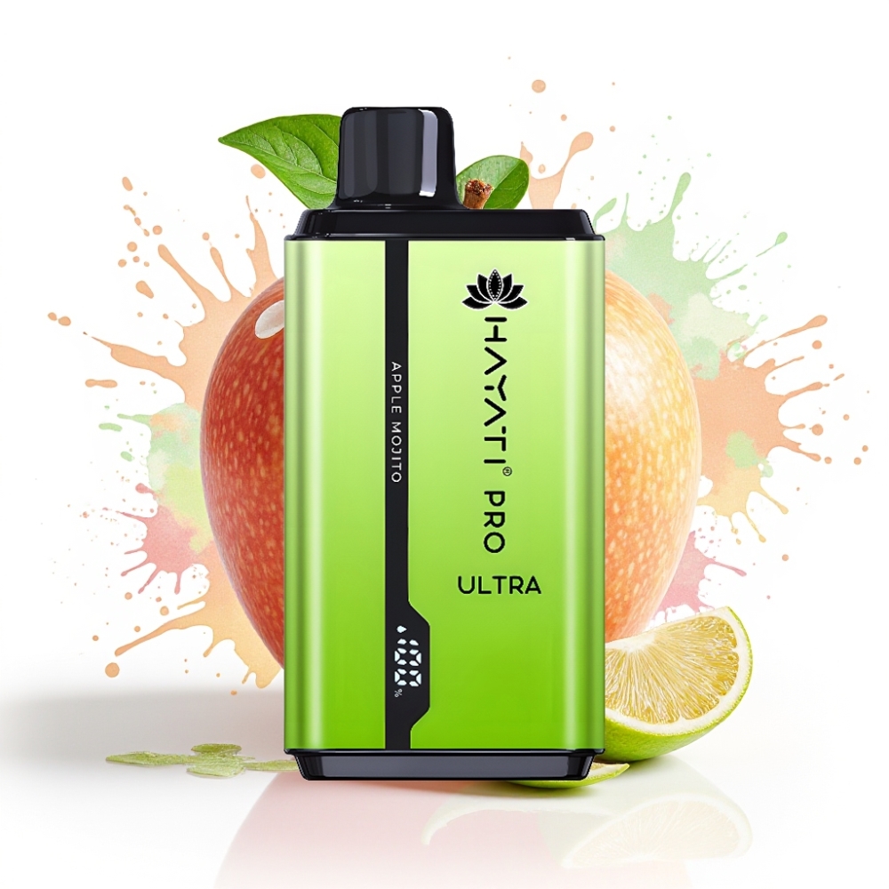 Hayati Pro Ultra 15000 Puffs 24ml 2% Apple Mojito