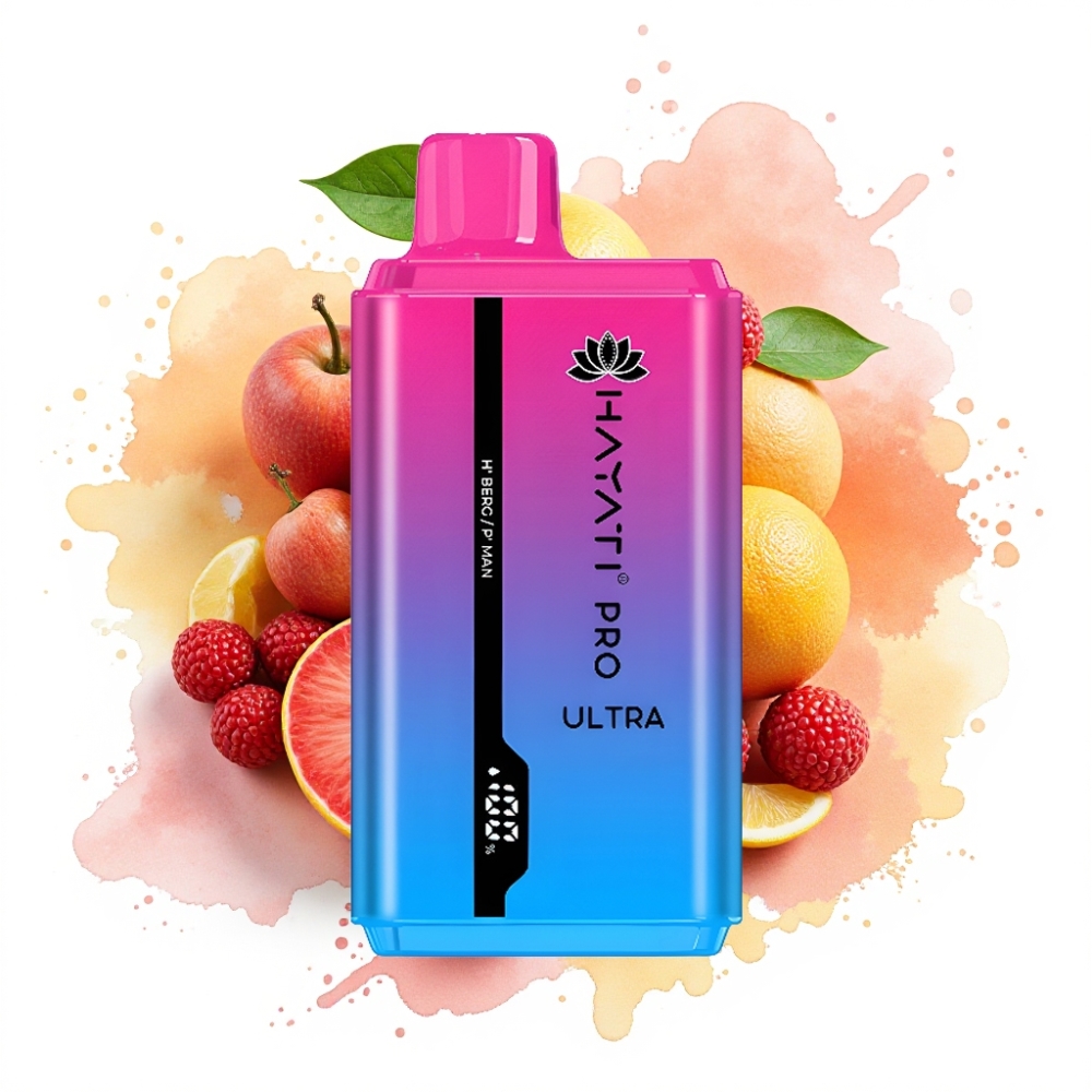 Hayati Pro Ultra 15000 Puffs 850mAh 2×12ml 2% H' Berg P' Man