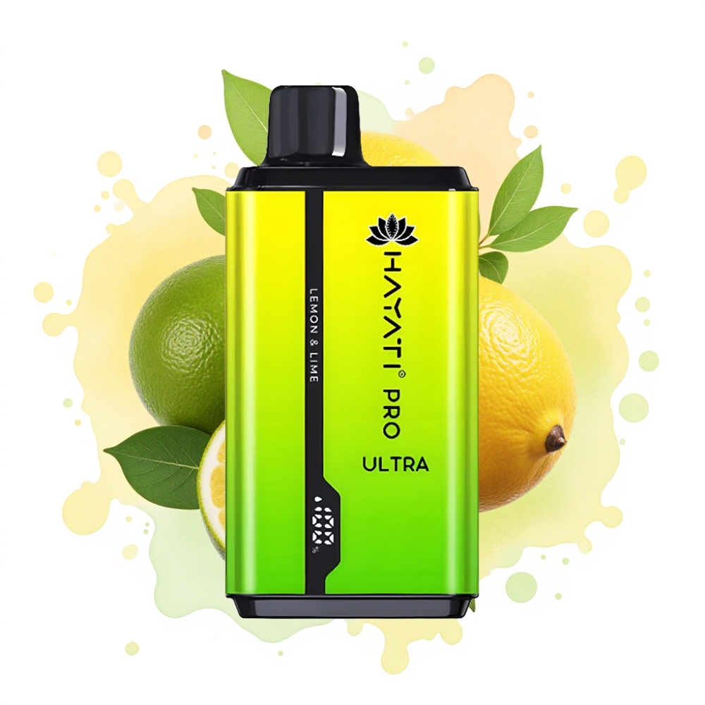 Hayati Pro Ultra 15000 Puffs 850mAh 2×12ml 2% Lemon & Lime
