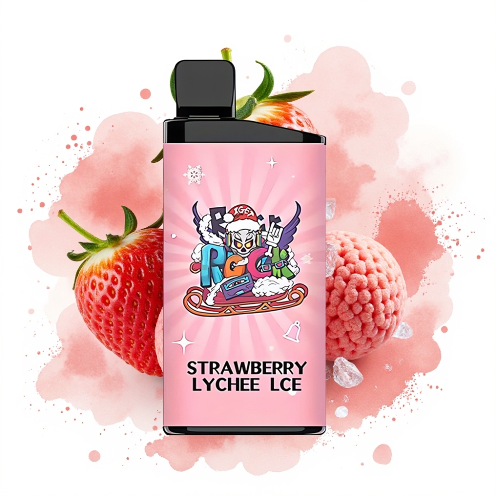 IGET Bar 3500 Puffs 1400mAh Strawberry Lychee Ice