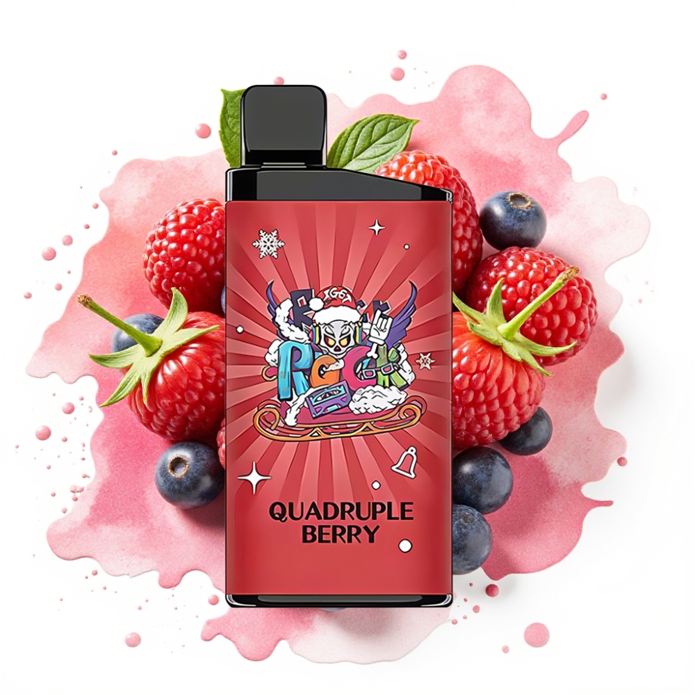 IGET Bar 3500 Puffs 1.2 Ohm Mesh 1400mAh Quadruple Berry