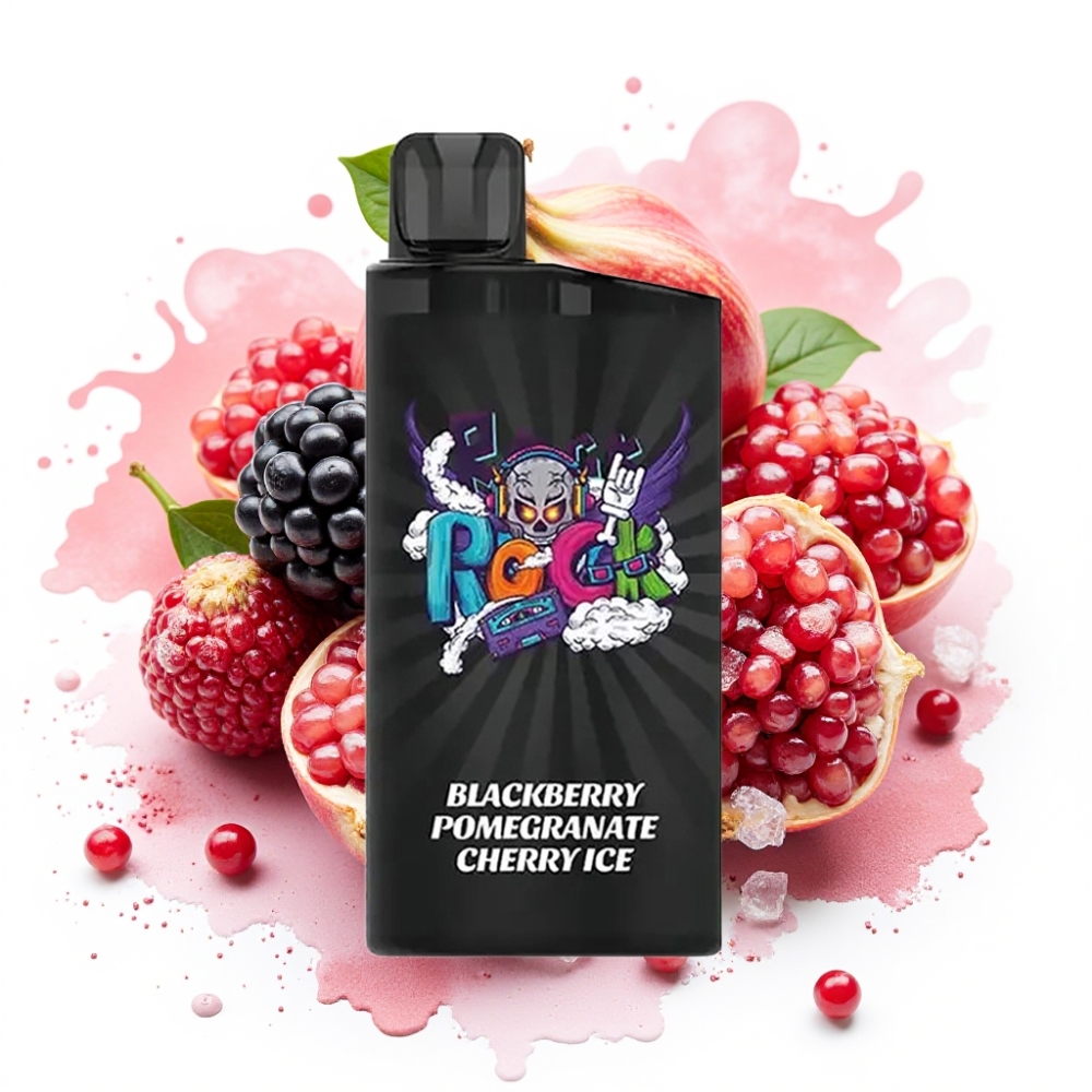 IGET Bar 3500 Puffs 1.2 Ohm Mesh Coil 1400mAh Blackberry Pomegranate Cherry Ice