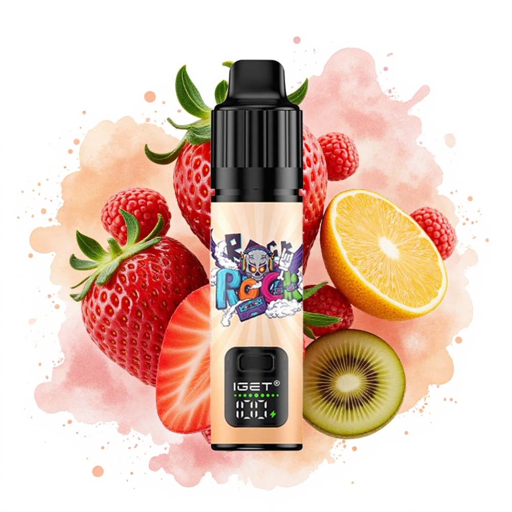 IGET BAR PLUS S3 POD 10000 Puffs 18ml 5% Strawberry Kiwi Ice