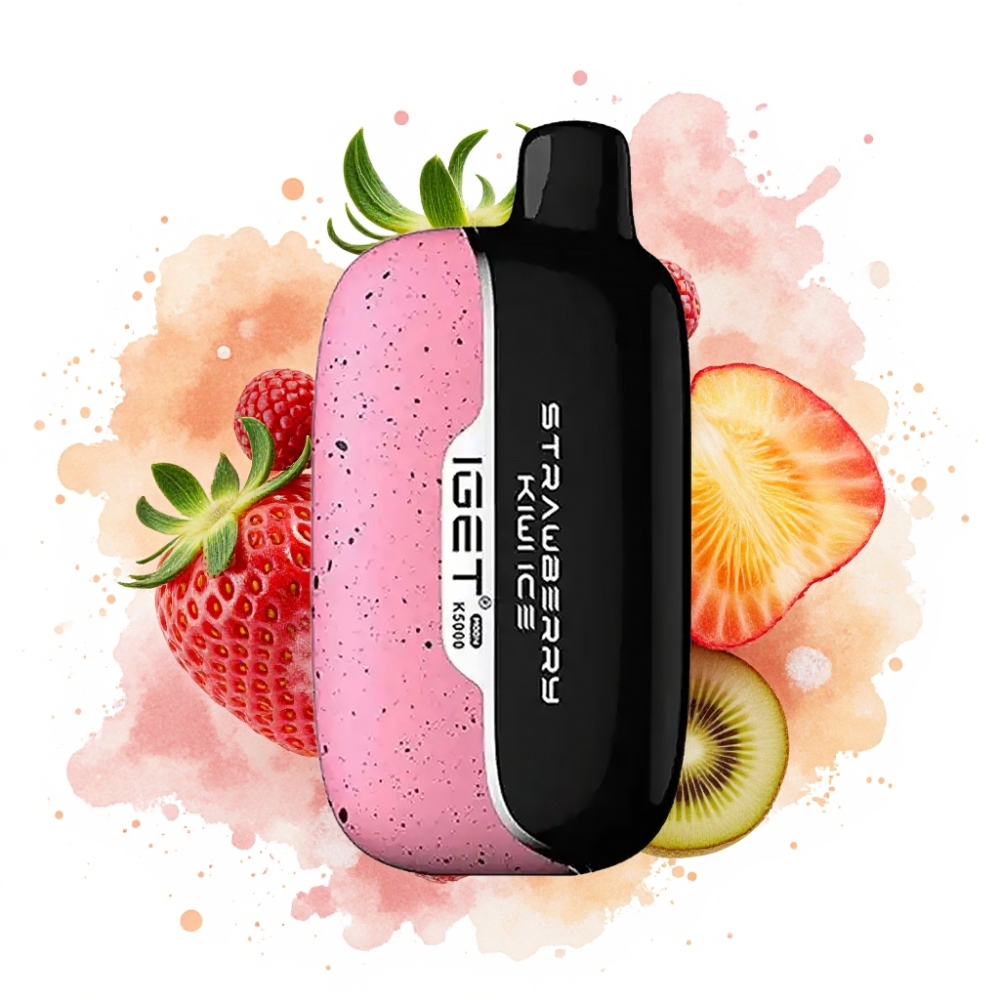 IGET Moon K5000 Puffs 1.35 Ohm Mesh PC Strawberry Kiwi Ice