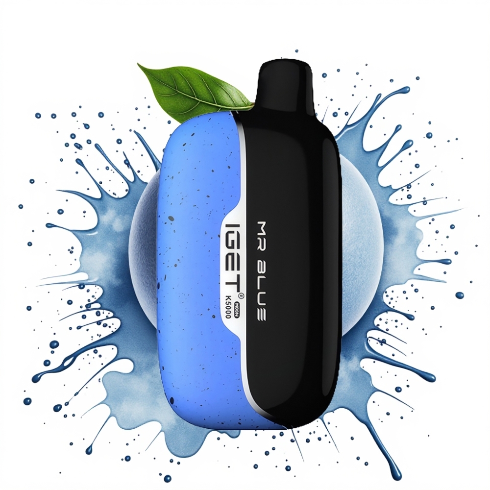 IGET Moon K5000 Puffs 81.5g PC 1.35 Ohm Mesh Mr Blue