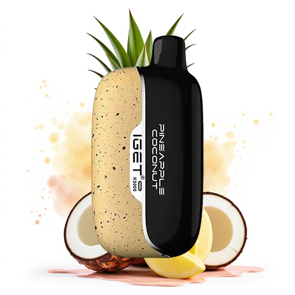 IGET Moon K5000 Puffs 81.5g PC 1.35 Ohm Pineapple Coconut