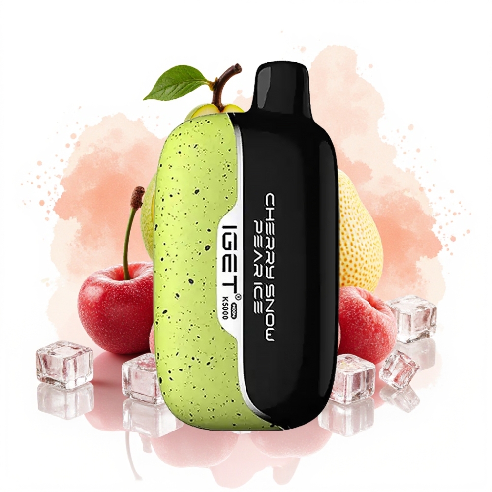 IGET Moon K5000 Puffs PC Mesh 1.35Ω Cherry Snow Pear Ice