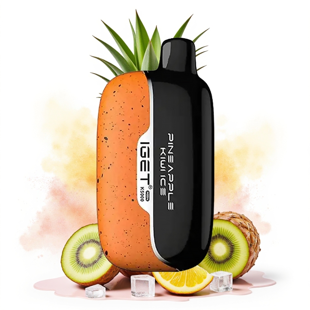 IGET Moon K5000 Puffs Pineapple Kiwi Ice 1.35 Ohm Mesh 81.5g PC 49.5x25.3x99.4mm