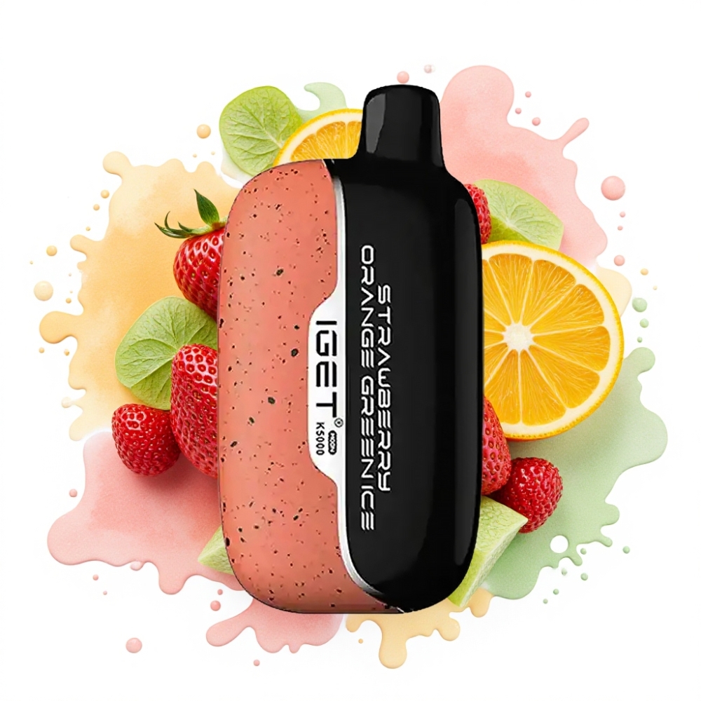 IGET Moon K5000 Puffs Strawberry Orange Green Ice PC 1.35 Ohm Mesh
