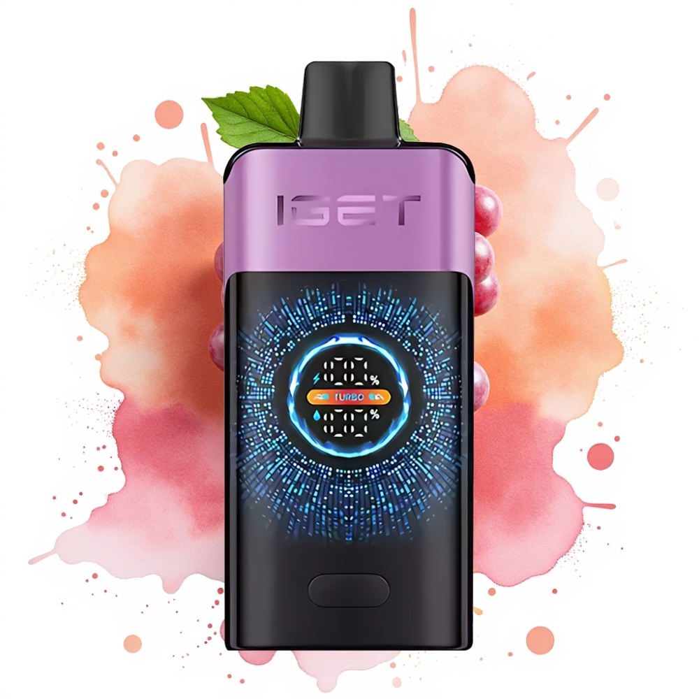 IGET ONE 12000 Puffs 2700mAh Dual Mesh Chupa Chups Grape