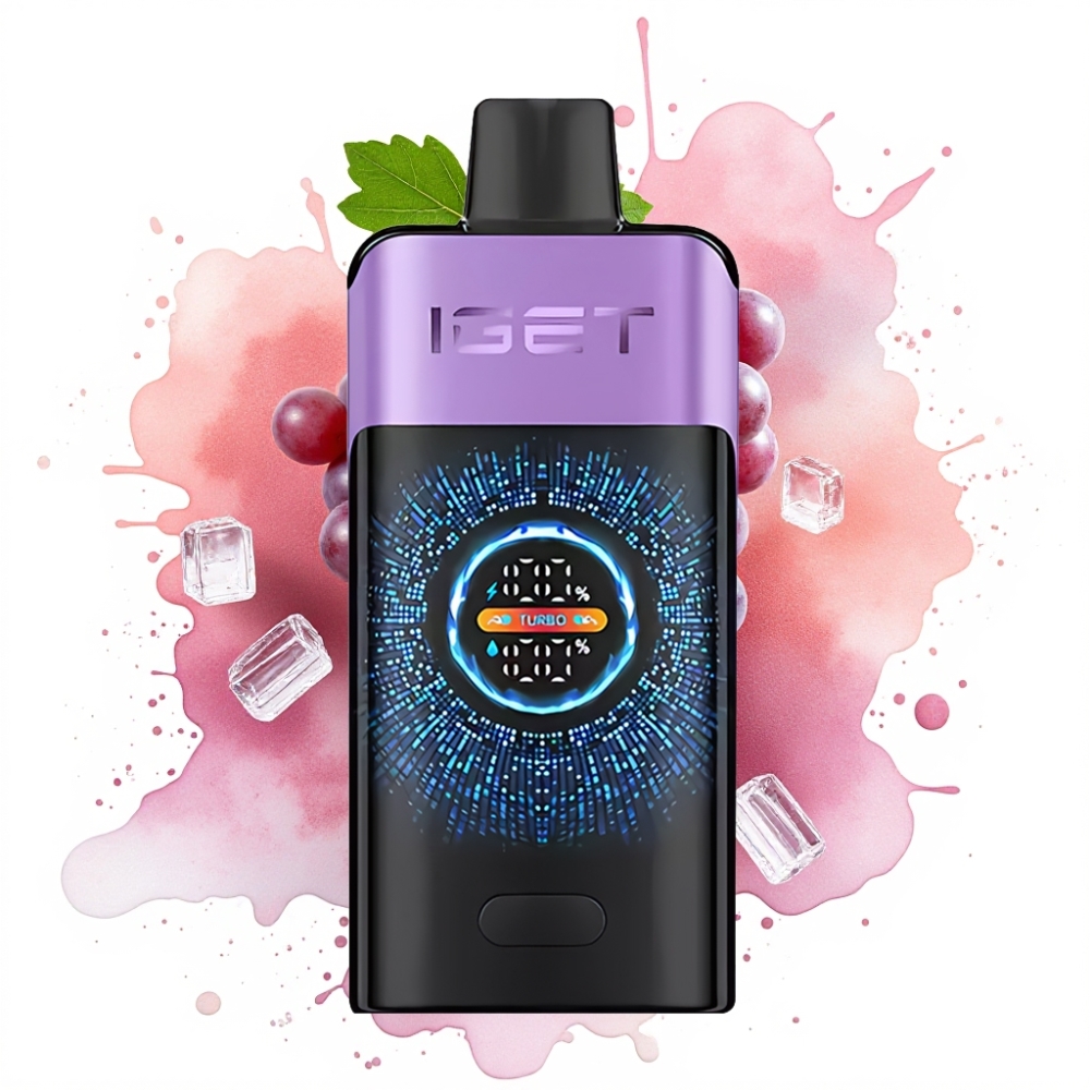IGET ONE 12000 Puffs 2700mAh Dual Mesh Grape Ice