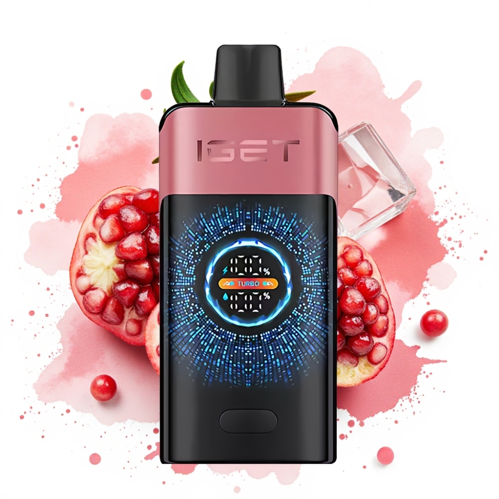 IGET ONE 12000 Puffs 2700mAh Dual Mesh Strawberry Pomegranate Ice