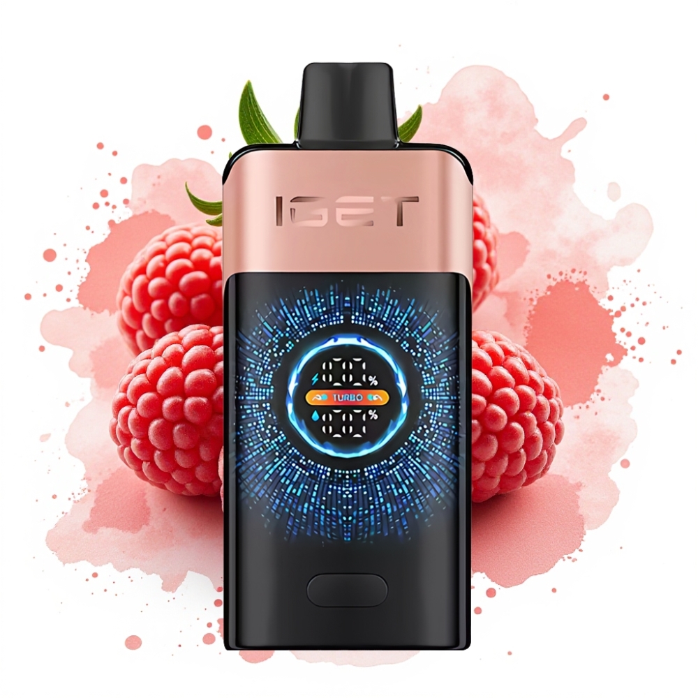 IGET ONE 12000 Puffs 2700mAh Dual Mesh Strawberry Raspberry