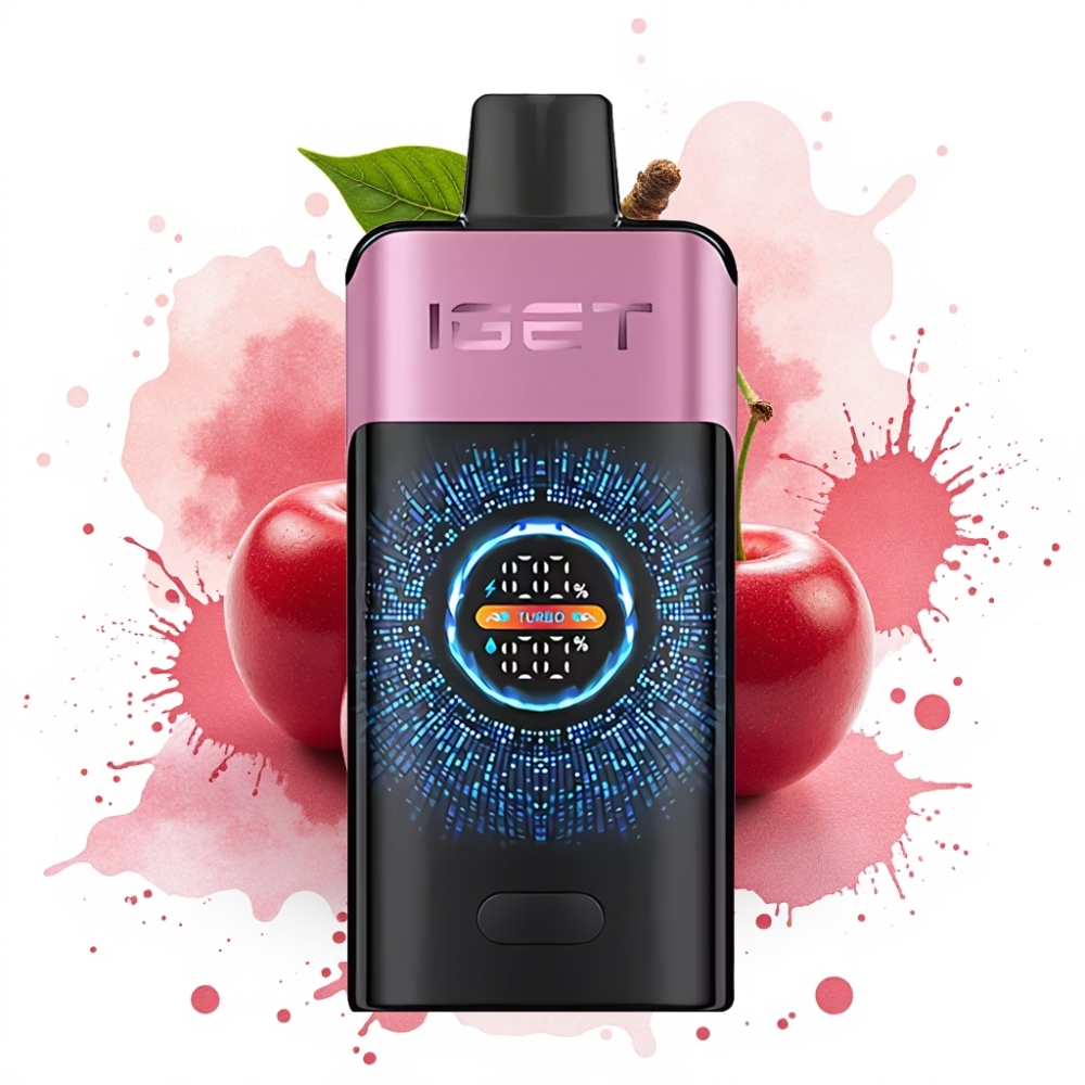 IGET ONE 12000 Puffs 2700mAh Large Curved Screen Cherry Monster
