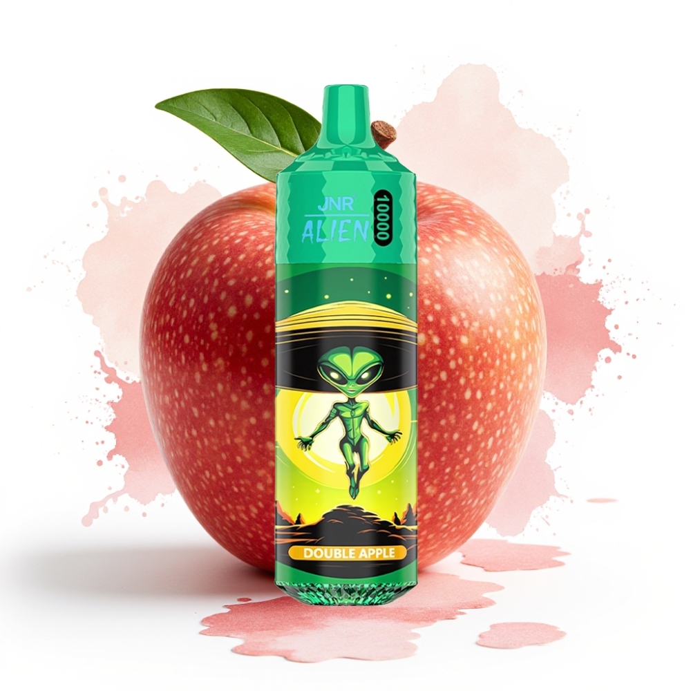 JNR Alien 10000 Puffs 850mAh 20ml Double Apple RGB