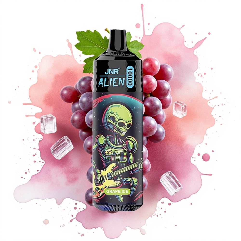 JNR Alien 10000 Puffs 850mAh 20ml Grape Ice
