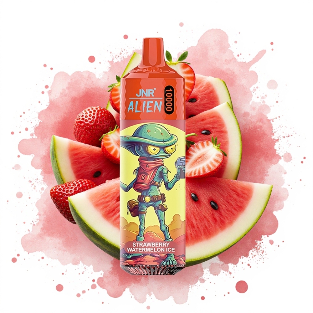 JNR Alien 10000 Puffs 850mAh 20ml Strawberry Watermelon Ice