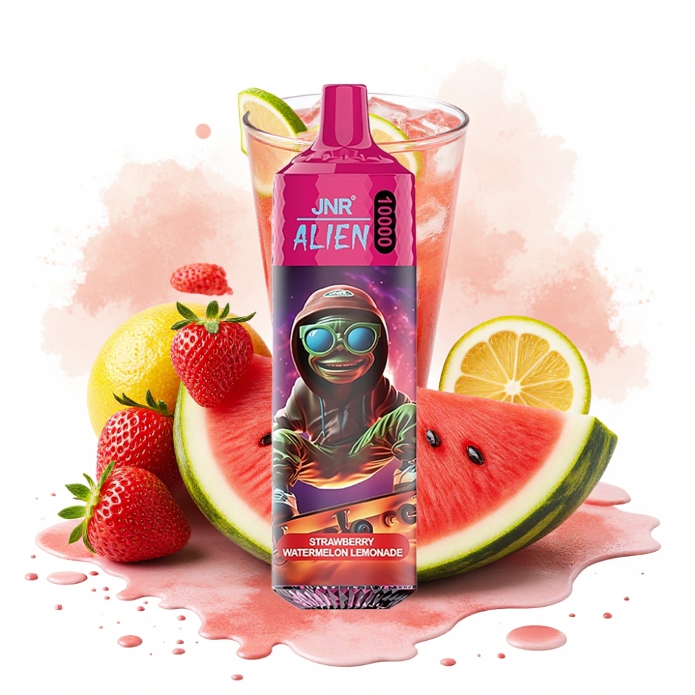 JNR Alien 10000 Puffs 850mAh 20ml Strawberry Watermelon Lemonade