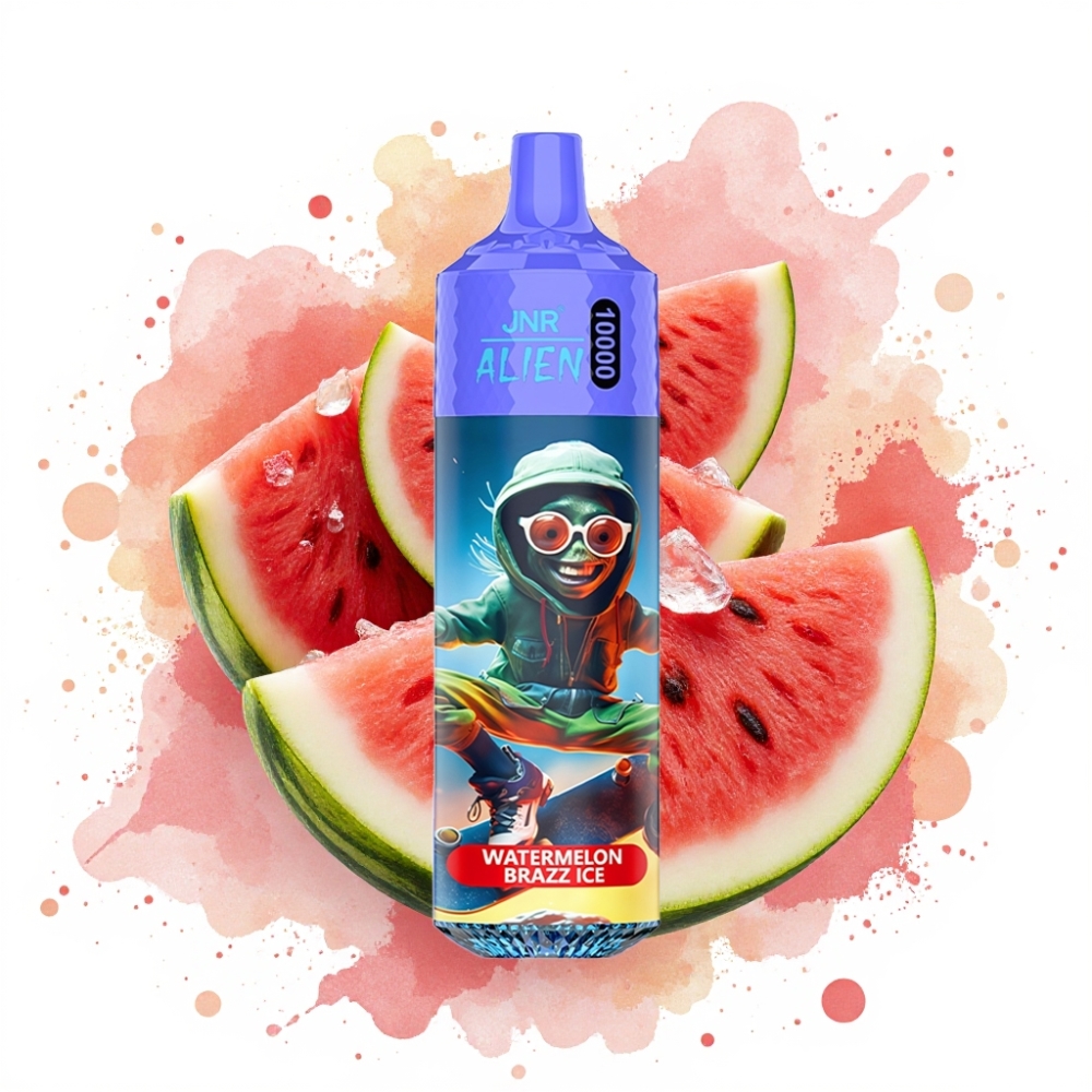 JNR Alien 10000 Puffs 850mAh Mesh Coil Watermelon Brazz Ice