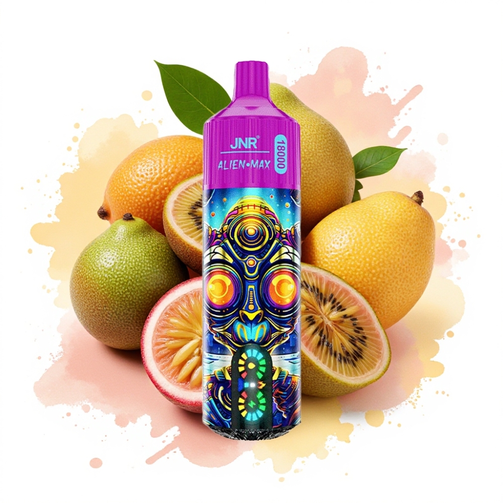 JNR Alien Max 18000 Puffs Dual Mesh 28ml Kiwi Passion Fruit Guava