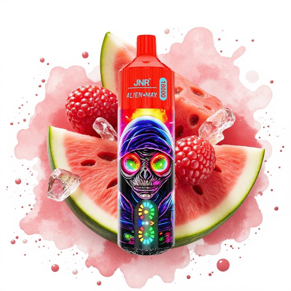 JNR Alien Max 18000 Puffs Dual Mesh 28ml Raspberry Watermelon Ice