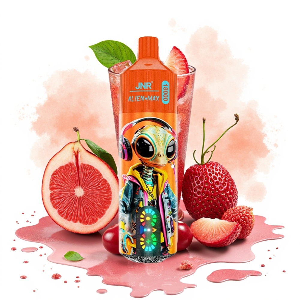 JNR Alien Max 18000 Puffs Dual Mesh Coil 28ml Fizzy Cherry Cola