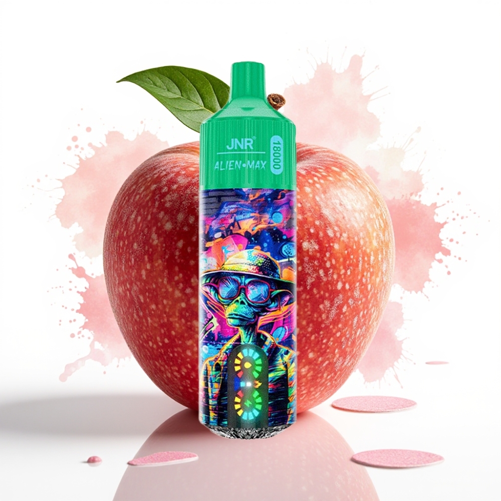 JNR Alien Max 18000 Puffs Frozen Apple Smart LED Dual Mesh 28ml Type-C