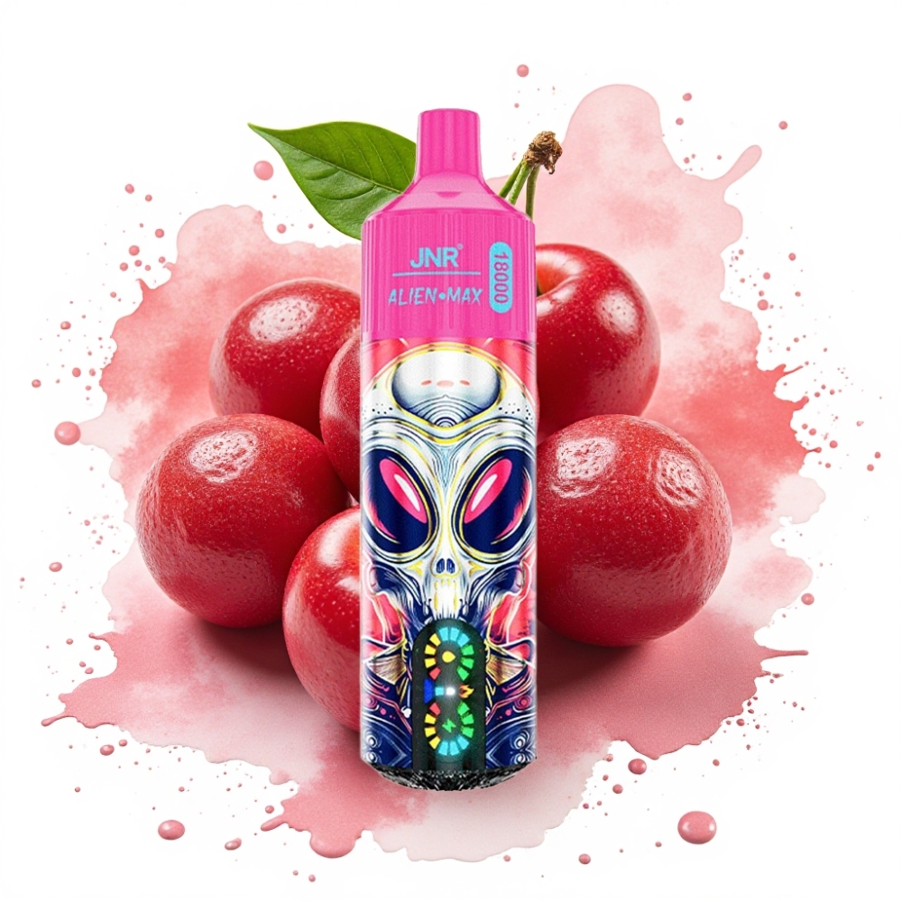 JNR Alien Max 18000 Puffs Smart LED Dual Mesh 28ml Cherry Berry