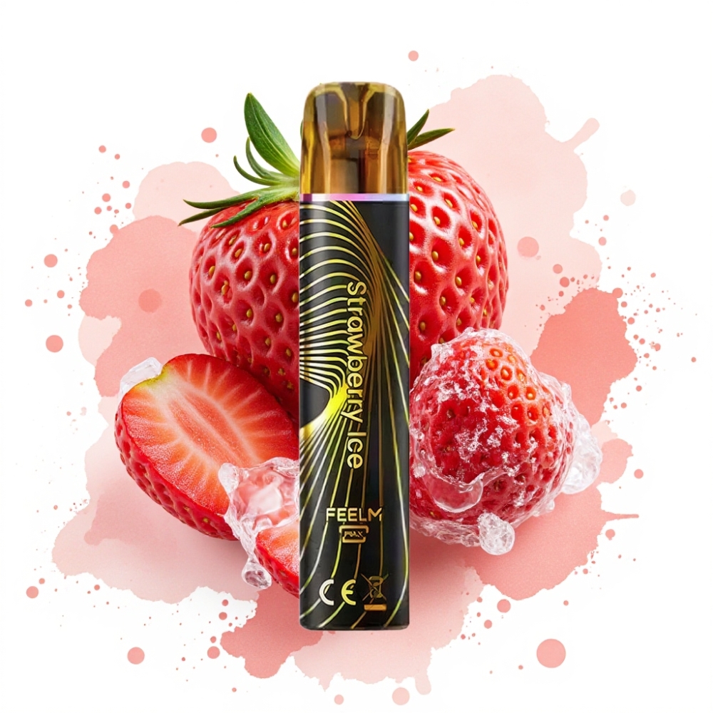 JNR Black&Golden 800 Puffs 550mAh 2% Nicotine Strawberry Ice Disposable Vape