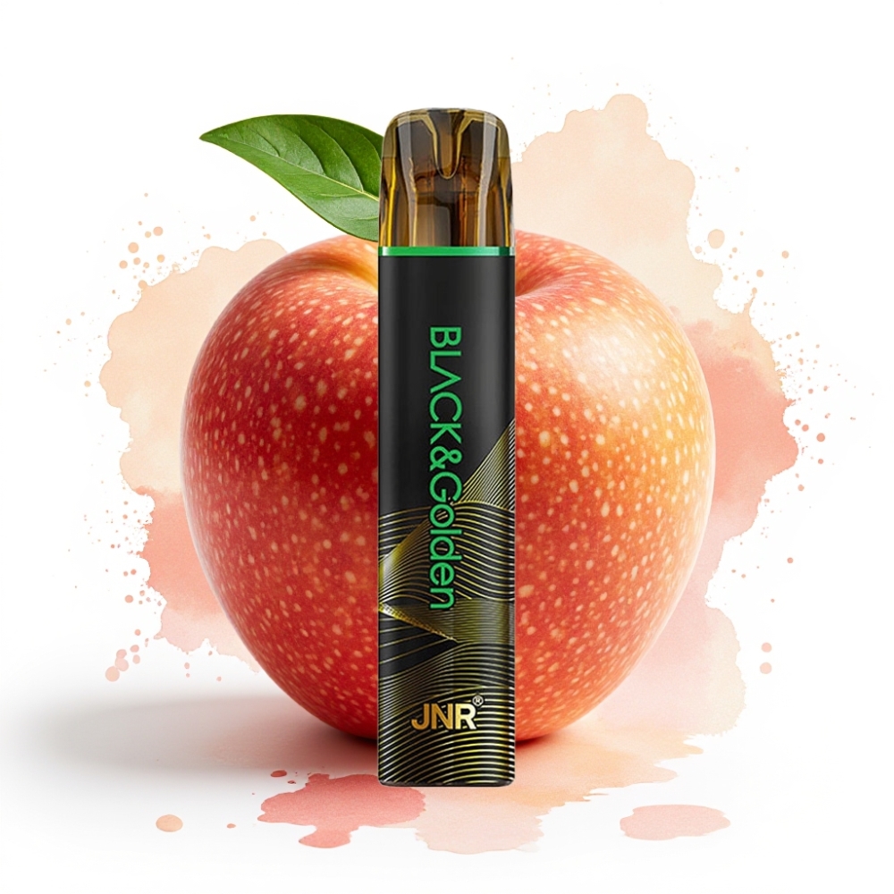 JNR Black&Golden 800 Puffs 550mAh 2% Sour Apple Disposable Vape
