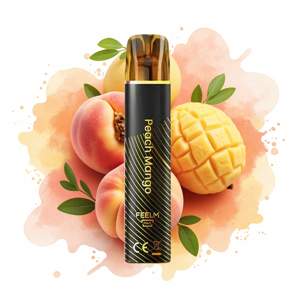 JNR Black&Golden 800 Puffs 550mAh 2ml Peach Mango Disposable Vape