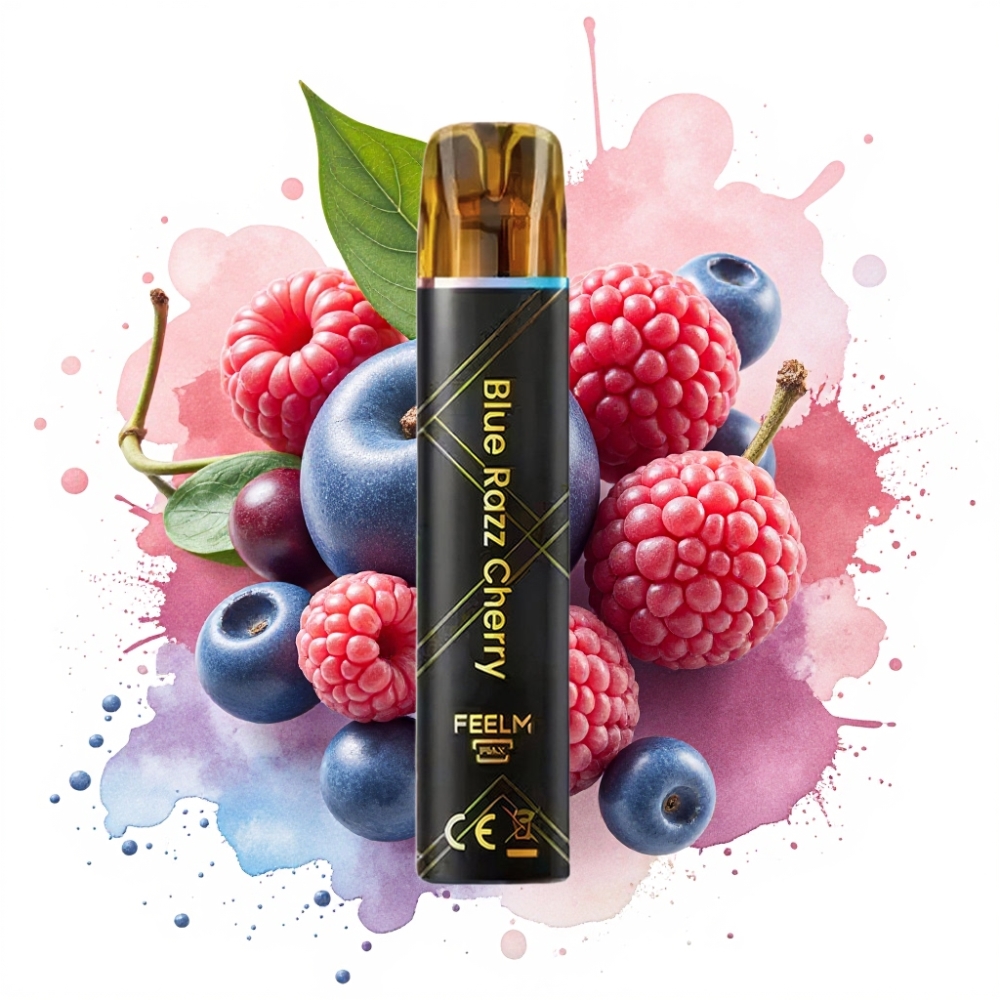 JNR Black&Golden 800 Puffs 550mAh 2ml TPD 2% Blue Razz Cherry Disposable Vape