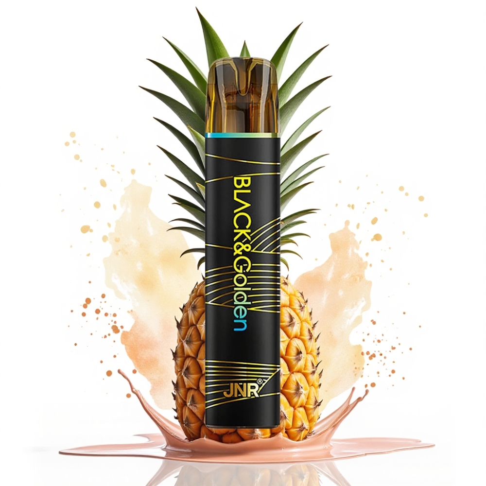 JNR Black&Golden 800 Puffs 550mAh 2ml TPD Pineapple Ice