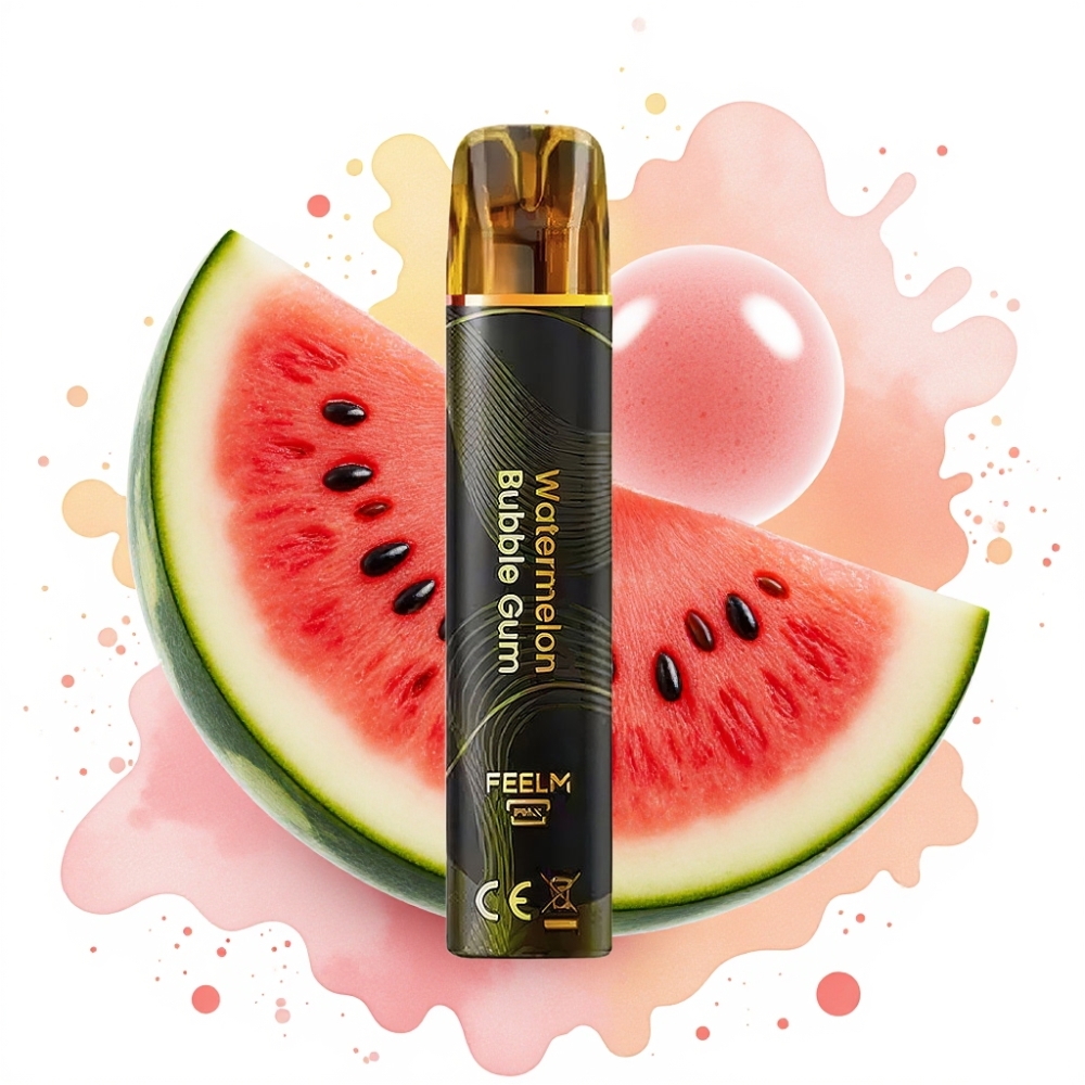 JNR Black&Golden 800 Puffs 550mAh 2ml TPD Watermelon Bubble Gum Disposable Vape