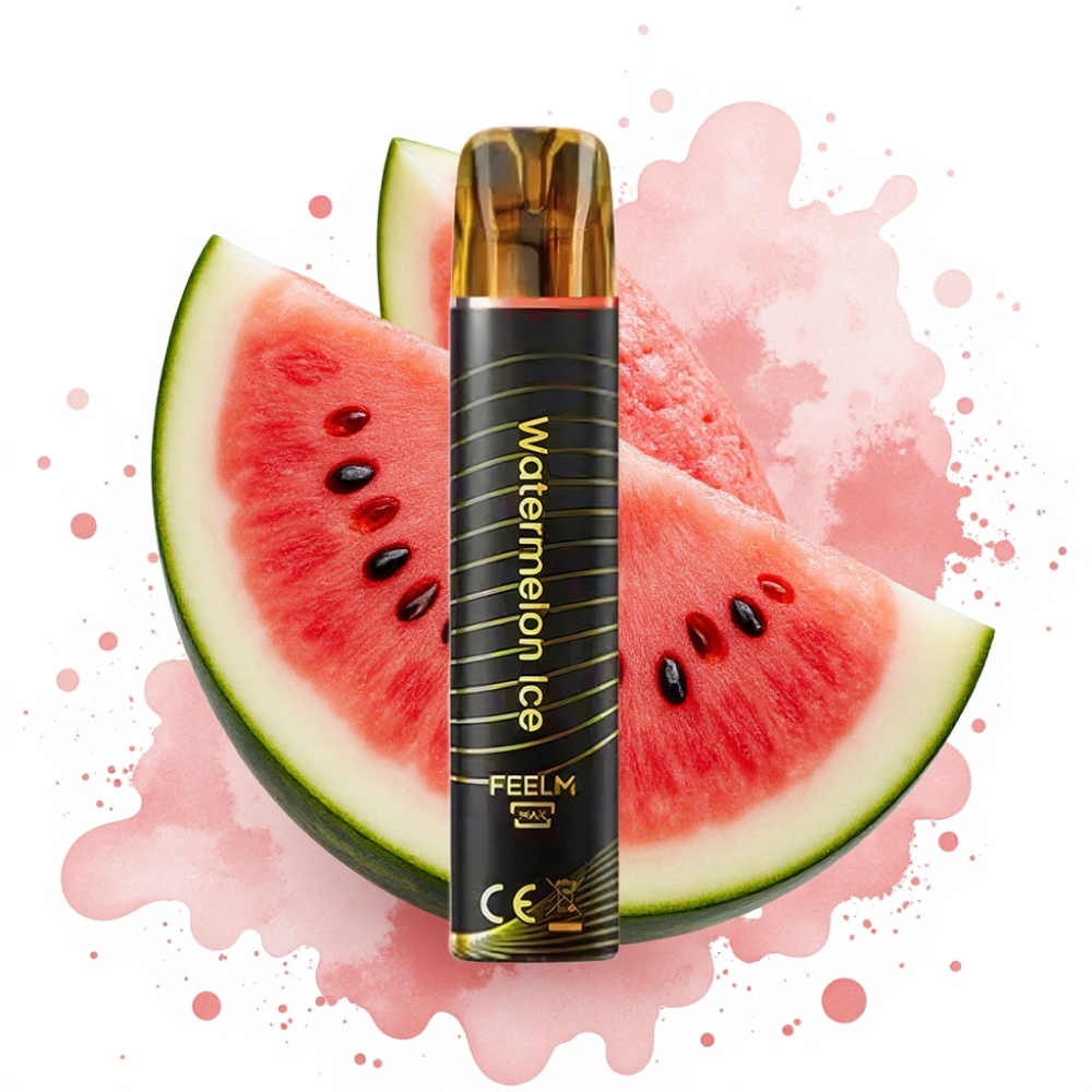 JNR Black&Golden 800 Puffs 550mAh 2ml TPD Watermelon Ice