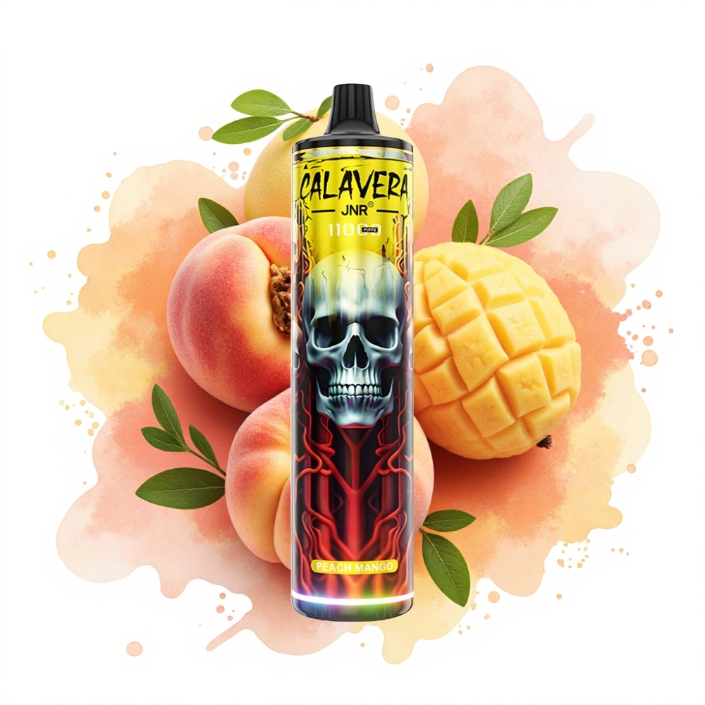 JNR Calavera 11000 Puffs 21ml 850mAh Peach Mango Disposable Vape