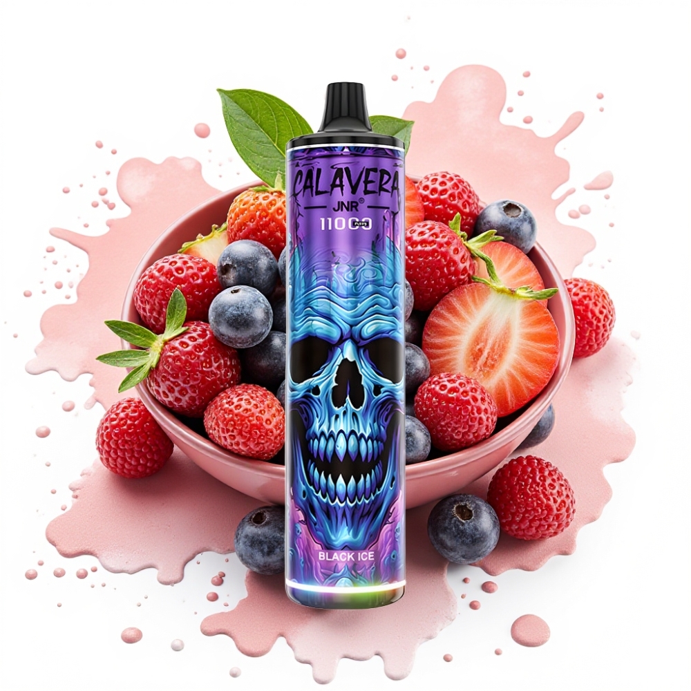 JNR Calavera 11000 Puffs 21ml 850mAh Type-C Black Ice
