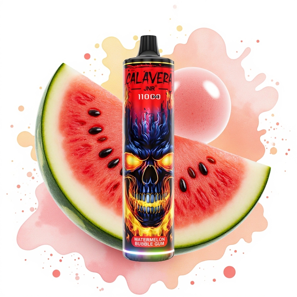 JNR Calavera 11000 Puffs 21ml 850mAh Type-C Watermelon Bubble Gum